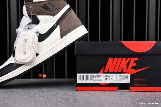 Cheap 555088-105 JORDAN DARK HIGH 1 RETRO MOCHA AIR 0714